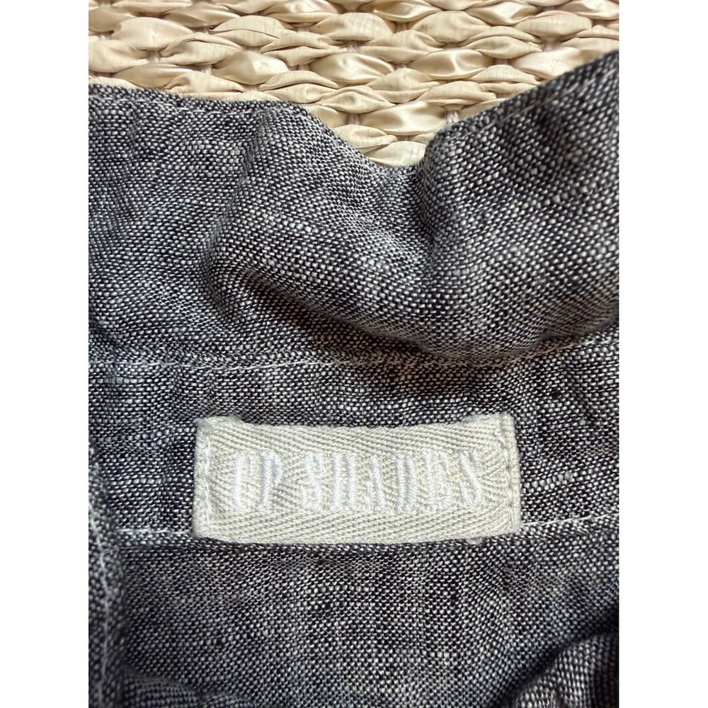 CP Shades 100% Linen Tunic Top Long Sleeve Lagenlook euro summer coastal XS - Picture 3 of 7